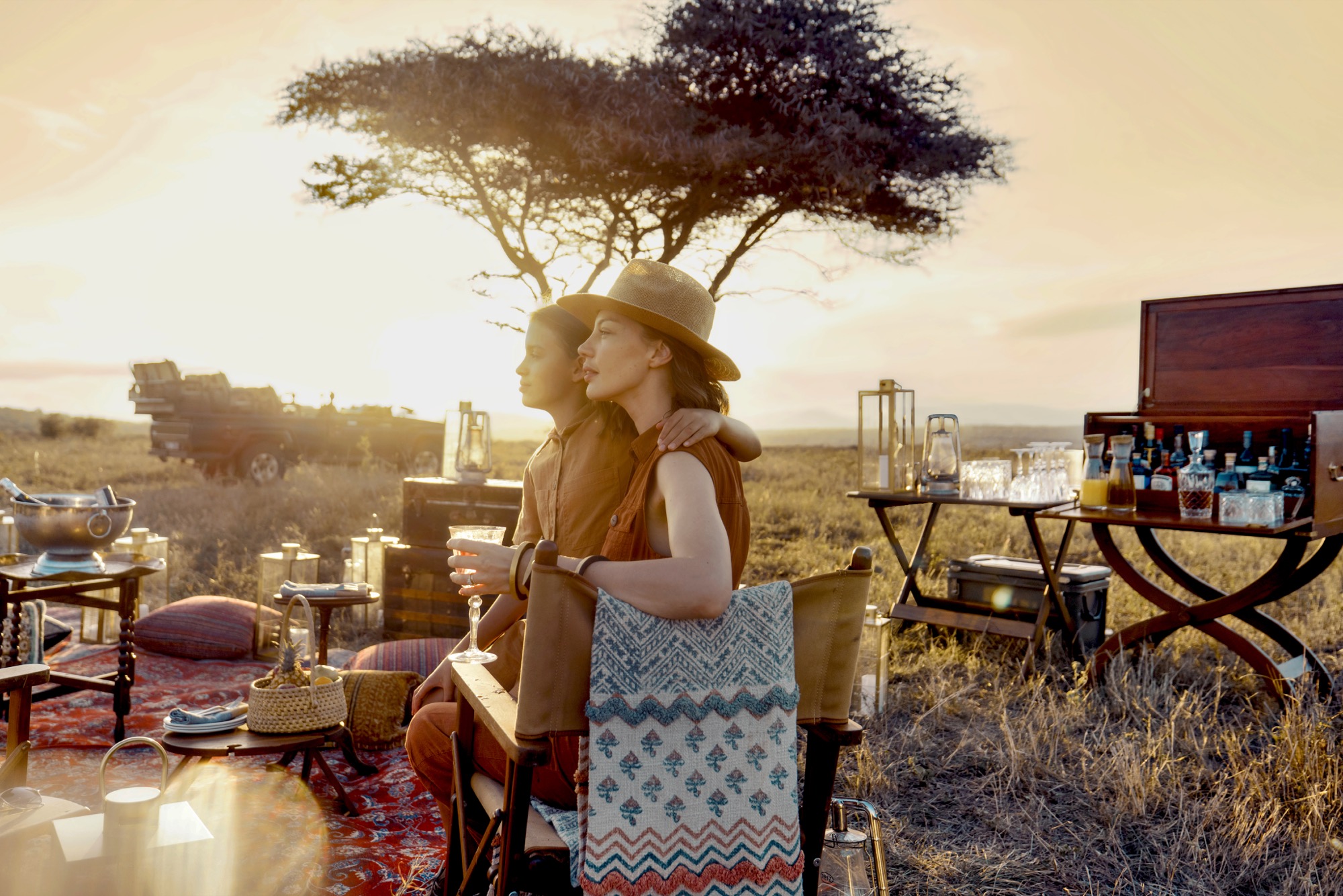 Private sundowner experience in the Thanda wilderness