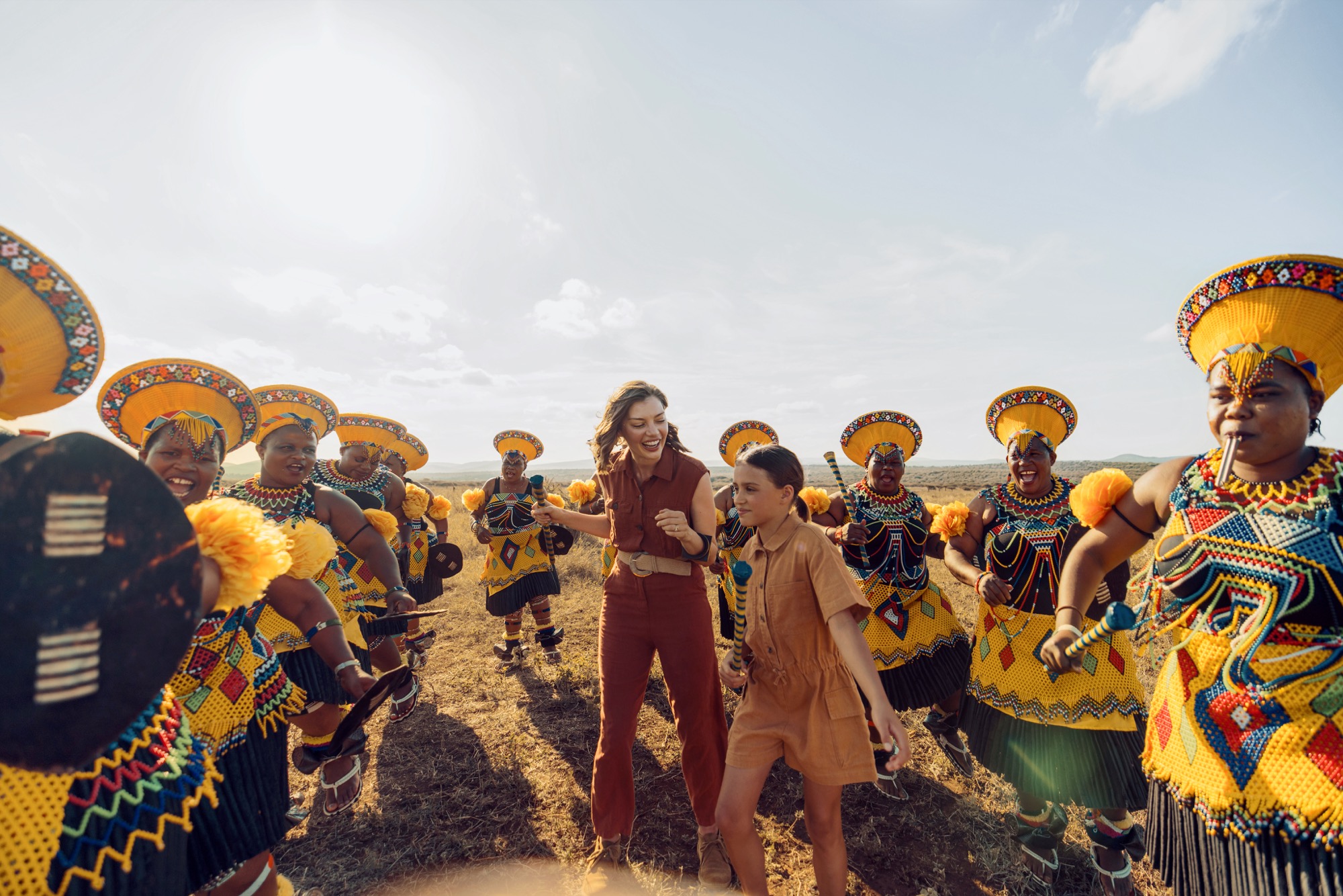 Zulu cultural experience with Thanda Safari guests